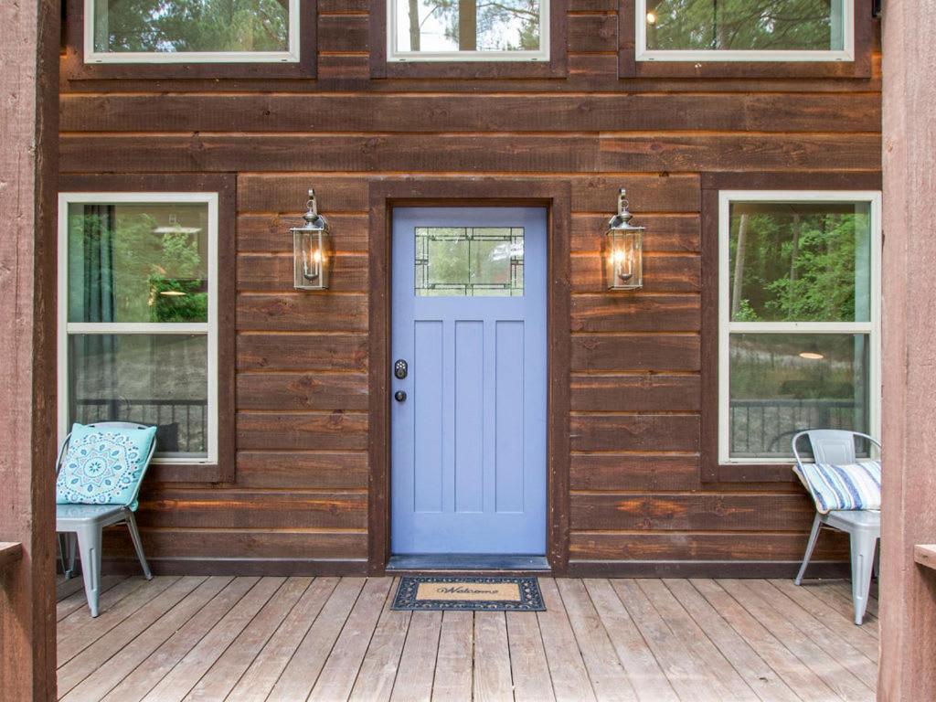 Stunning Luxury Cabin W Hot Tub And Fire Pit Holy Shiplap Is Perfect Romantic Couples Getaway Брокен-Боу Екстер'єр фото